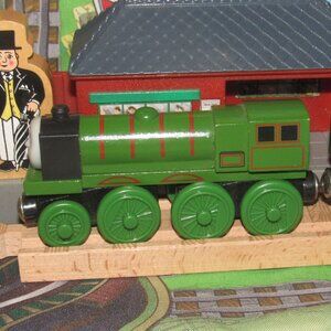 Thomas Wooden Railway Train Engine Track Big City Engine